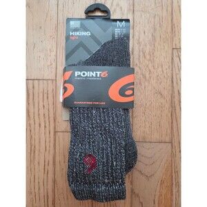 Point6 Sport Hiking Light Merino Wool Womens Men’s Size Medium Charcoal Socks